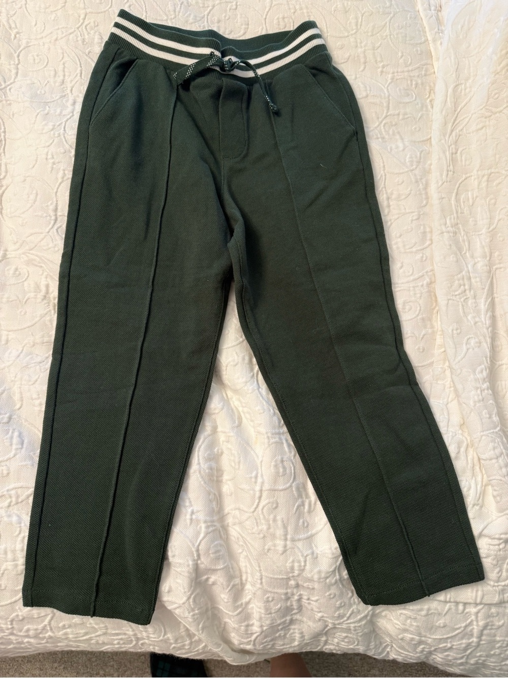 Janie and Jack Hunter Green Joggers
